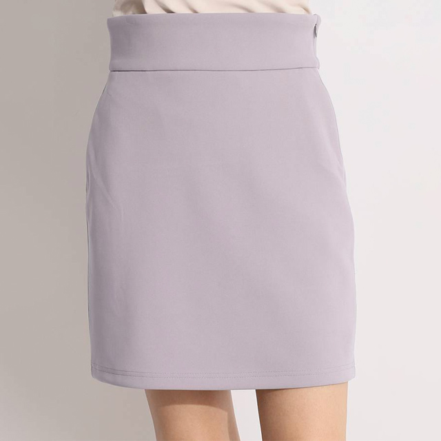 ANSUNESS バックシャーリングハイウエストスカート